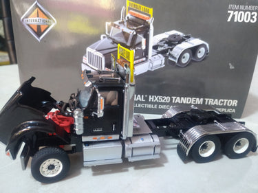 International HX520 Black Tractor Truck 1:50 Scale